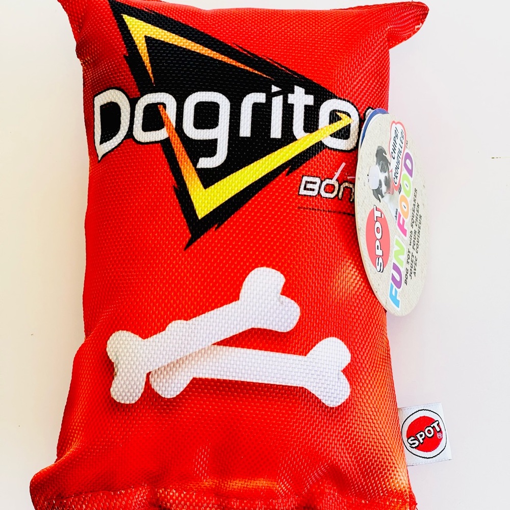 Dogritos Chips Fun Food Dog Toy 8"